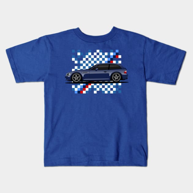 Clownshoe (Blue) Kids T-Shirt by AutomotiveArt